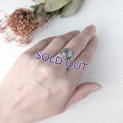 画像12: 大粒サフィレットとマーカサイトのシルバーリング