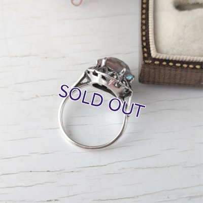 画像7: 大粒サフィレットとマーカサイトのシルバーリング