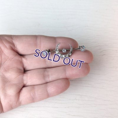 画像12: 月とサフィレットのバーブローチ