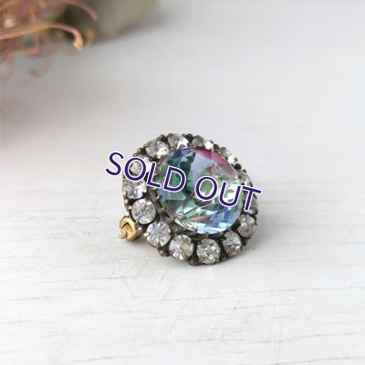 画像3: 蛍光アイリスガラスのデイジーブローチ