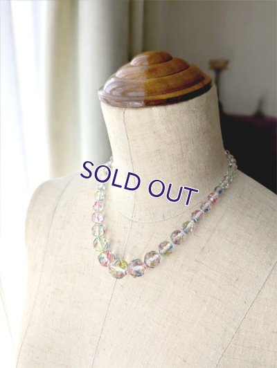 画像9: アイリスガラスのビーズネックレス
