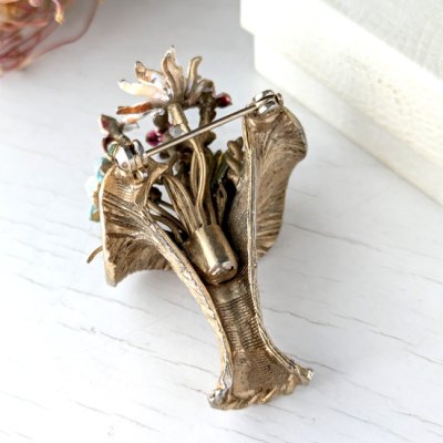 画像8: ビンテージ花モチーフアクセサリーセット