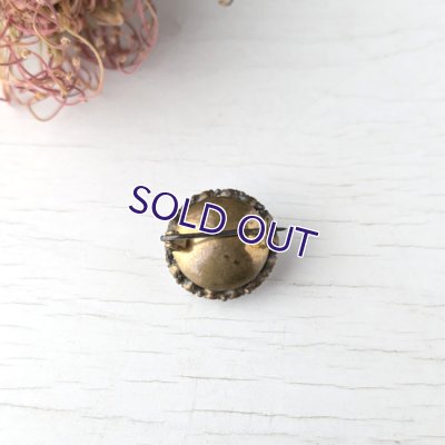 画像4: 蛍光アイリスガラスのデイジーブローチ