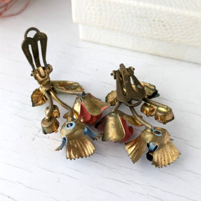 画像6: ビンテージ花モチーフアクセサリーセット