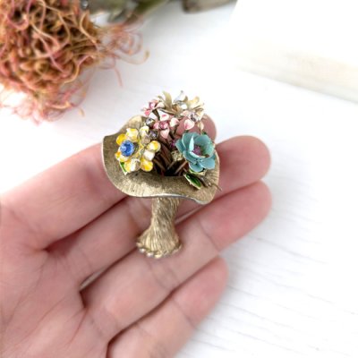 画像9: ビンテージ花モチーフアクセサリーセット