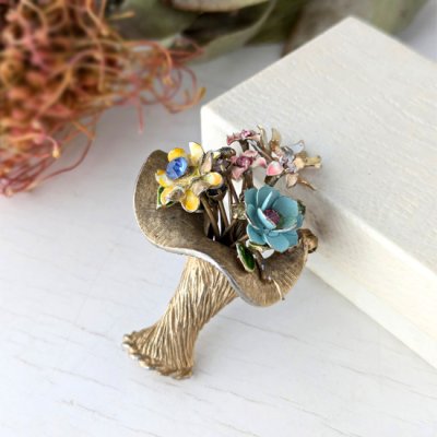 画像7: ビンテージ花モチーフアクセサリーセット