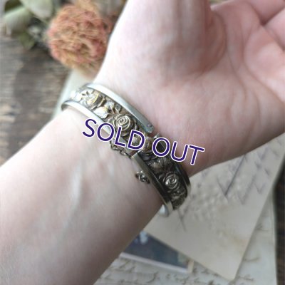 画像8: バラ装飾のバングルB