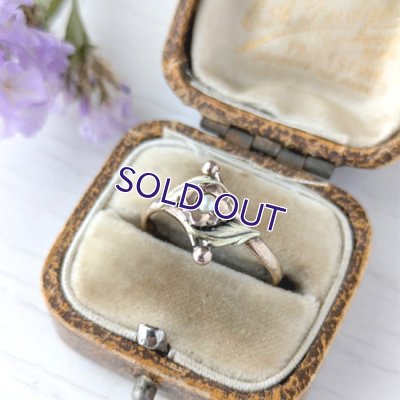 画像3: ORIA パールと小花のゴールドリング