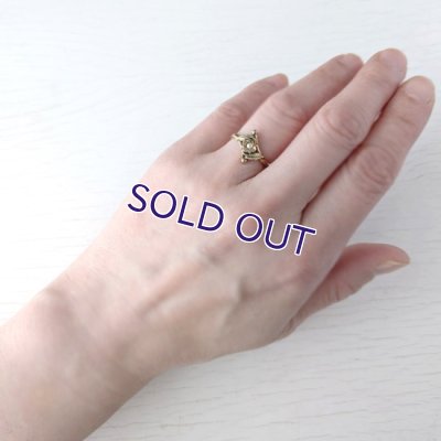 画像9: ORIA パールと小花のゴールドリング