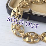 FIX アイリスのゴールドブレスレット