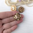 画像9: 小さなゴールドブローチ３個セット