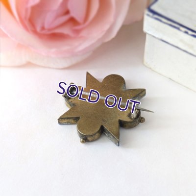 画像7: 勿忘草のマイクロモザイクブローチ