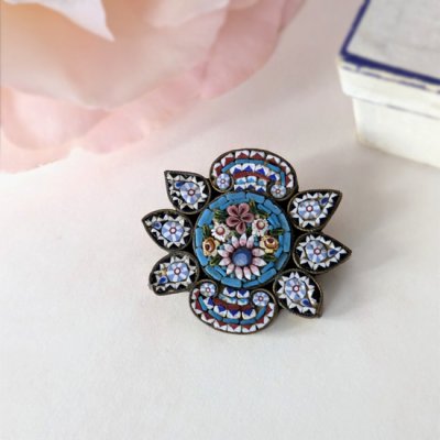 画像6: マイクロモザイクブローチA