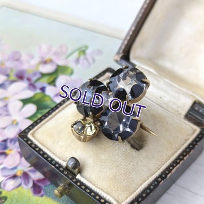 画像4: ベルリンガラスのクローバーブローチ