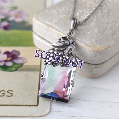 画像3: アイリスガラスの葡萄ペンダント（チェーン付）