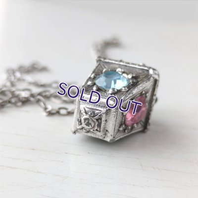 画像6: 四色ランタンの銀色ペンダント（チェーン付）