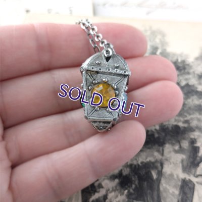 画像11: 四色ランタンの銀色ペンダント（チェーン付）