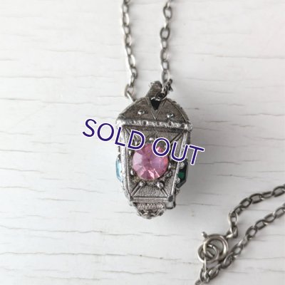 画像9: 四色ランタンの銀色ペンダント（チェーン付）