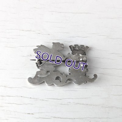 画像5: グリフォンと『ROUEN』紋章のシルバーブローチ