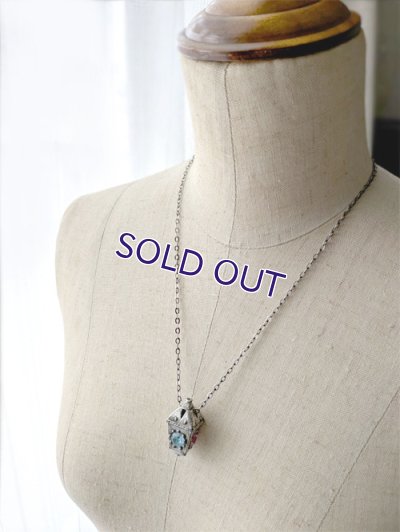 画像12: 四色ランタンの銀色ペンダント（チェーン付）