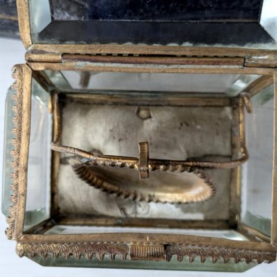 画像7: ベベルガラスの懐中時計ケース