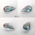 画像2: サフィレットルース ペア型A1 約1.5cm×8mm  (2)