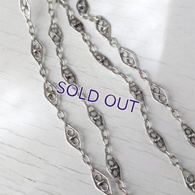 画像3: 銀製フィリグリー細工のチェーンネックレス