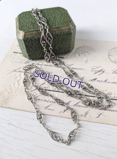 画像7: 銀製フィリグリー細工のチェーンネックレス