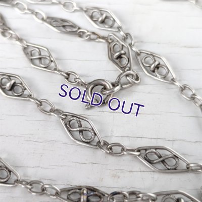 画像4: 銀製フィリグリー細工のチェーンネックレス