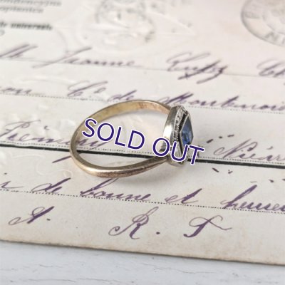 画像5: FIX ブルーガラスのアールデコリング