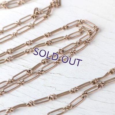 画像3: FIX ピンクゴールドマフチェーン