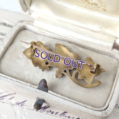 画像6: FIX 蔦のゴールドブローチ