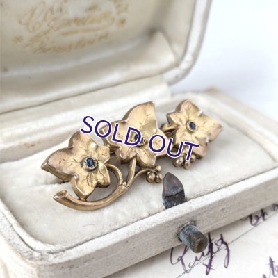 画像4: FIX 蔦のゴールドブローチ