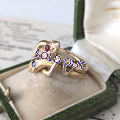 画像7: FIX ルビーガラスのスネークリング