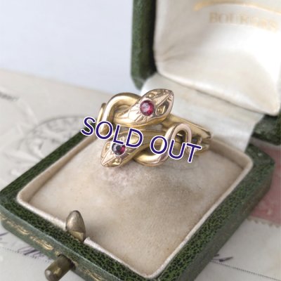 画像4: FIX ルビーガラスのスネークリング