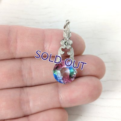 画像7: アイリスガラス小花のペンダント