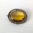 画像4: ガラスのオーバルブローチ２個セット (4)