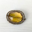 画像3: ガラスのオーバルブローチ２個セット (3)