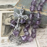 紫水晶のシルバーロザリオB