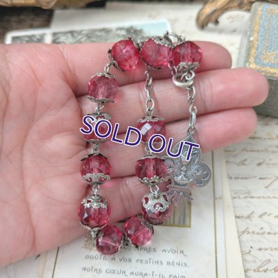 画像11: ピンクガラスのシルバーディゼンヌ