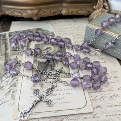 画像9: 紫水晶のシルバーロザリオB