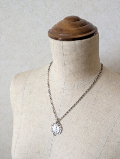 画像7: アールヌーヴォー 聖体拝領シルバーメダイA