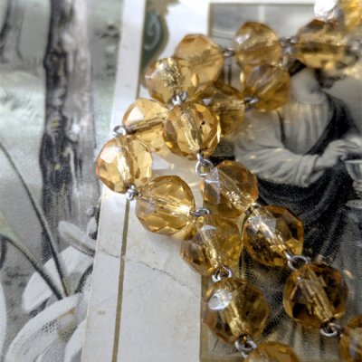 画像6: カドミウムガラスのシルバーロザリオ