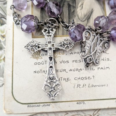 画像4: 紫水晶のシルバーロザリオB