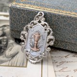 アールヌーヴォー聖体拝領シルバーメダイB