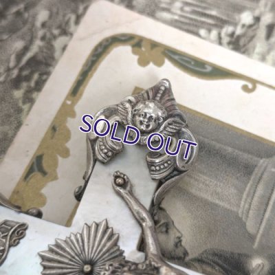 画像9: 天使装飾の大きなマザーオブパール十字架