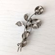 画像7: ヤドリギの立体シルバーブローチ (7)