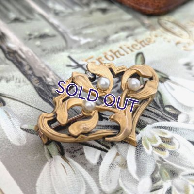 画像4: ORIA ヤドリギのゴールドブローチ