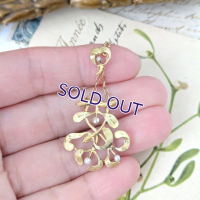 画像12: FIX ヤドリギのゴールドペンダント