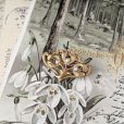画像6: ORIA ヤドリギのゴールドブローチ (6)